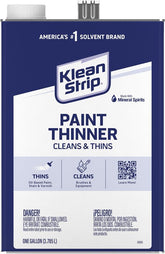 Klean Strip GKPT94002P Paint Thinner, Liquid, Free, Clear, Water White, 1 gal, Can